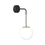 Emibig Wandlamp Ognis Staal Zwart | Geschikt voor 1x E27 - Max 10W