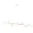 Emibig Hanglamp Gravity Staal Wit | Geschikt voor 8x E14 - Max 10W