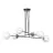 Emibig Hanglamp Ognis Staal Zwart | Geschikt voor 6x E27 - Max 10W