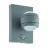 Eglo Wandlamp Sesimba 1 Staal Zilver Up & Down 3W 330lm - 830 Warm Wit | IP44 - Bewegings- en Lichtsensor