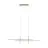 Eglo Hanglamp Trepilia Aluminium Staal Geschuurd 20W 2500lm - 830 Warm Wit | IP20