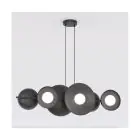 Emibig Hanglamp Volum Staal Zwart | Geschikt voor 6x G9 - Max 8W