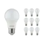 Voordeelpak 10x Noxion Lucent Classic LED E27 Peer Mat 4.9W 480lm - 830 Warm Wit | Vervangt 40W